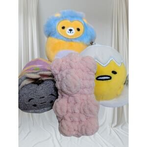 Disney Tsum Tsum Easter Mini Plush, Gudetama Egg Lot of 4